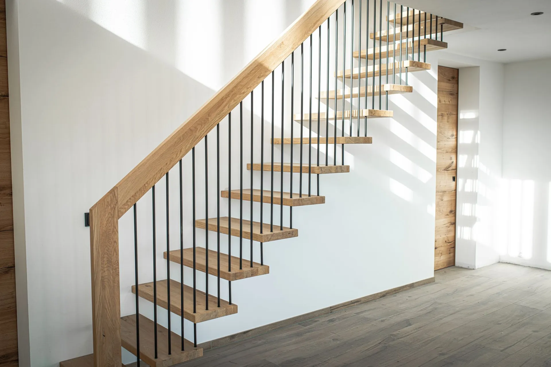 Freitragende Treppe