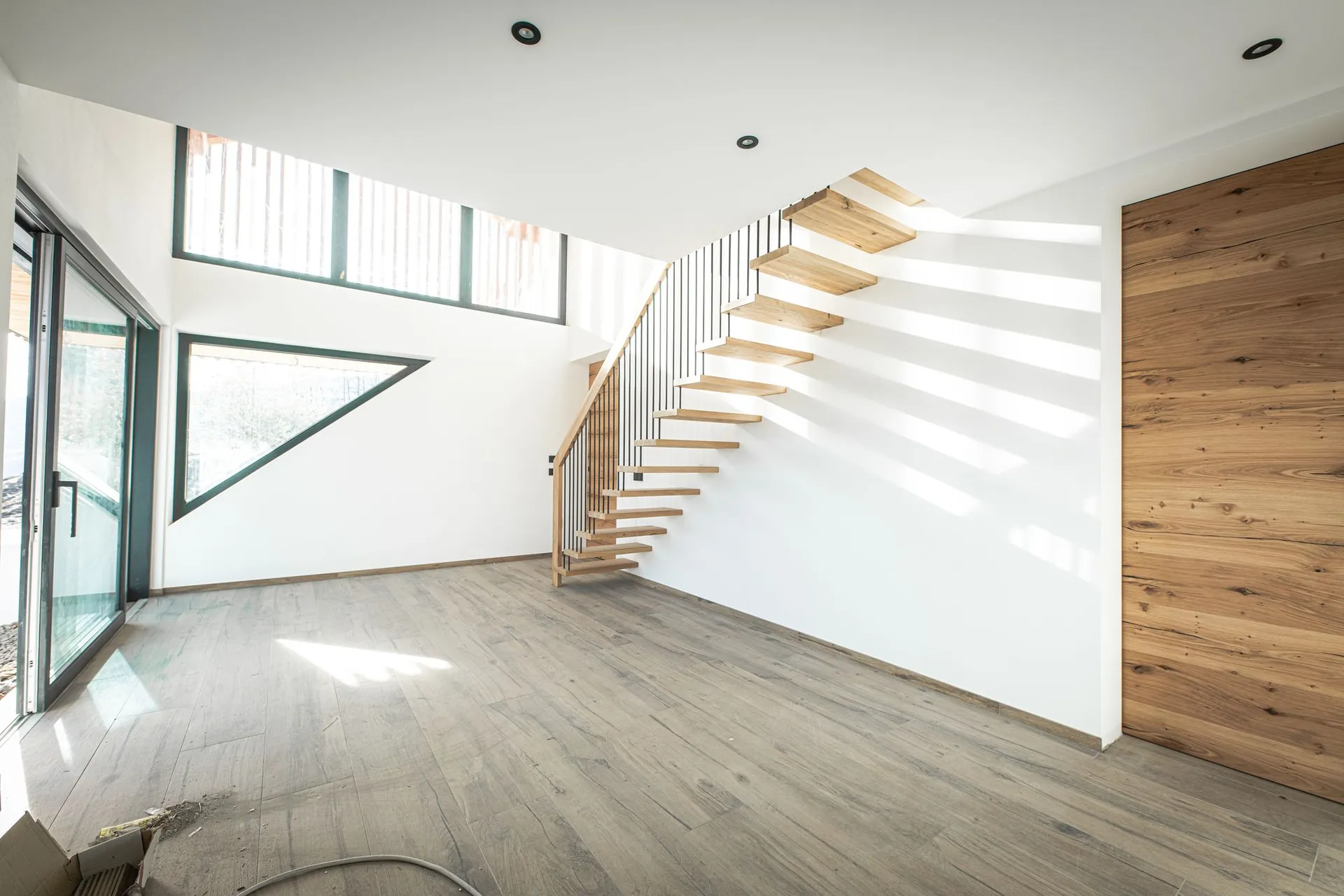 Freitragende Treppe