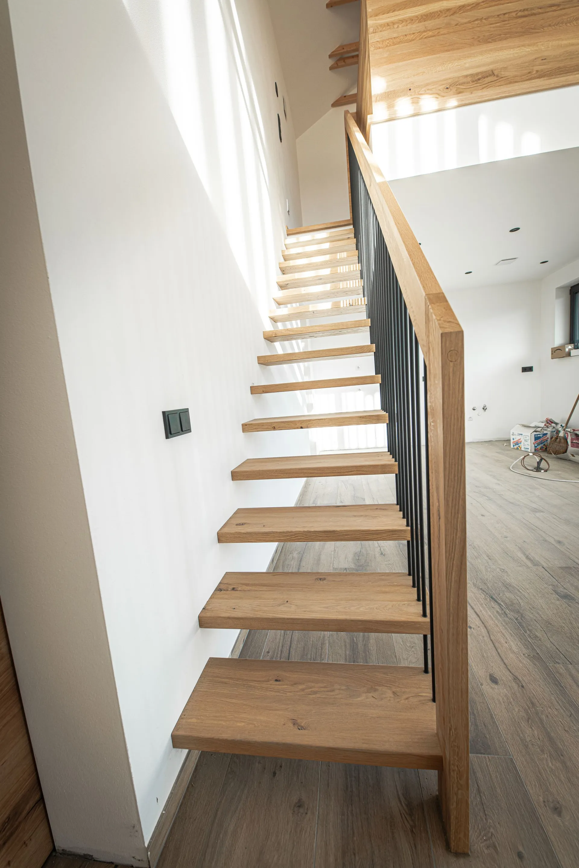 Freitragende Treppe