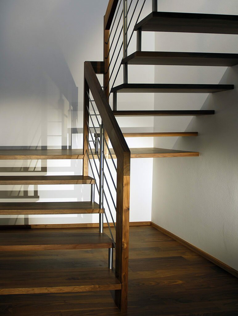 Freitragende Treppe